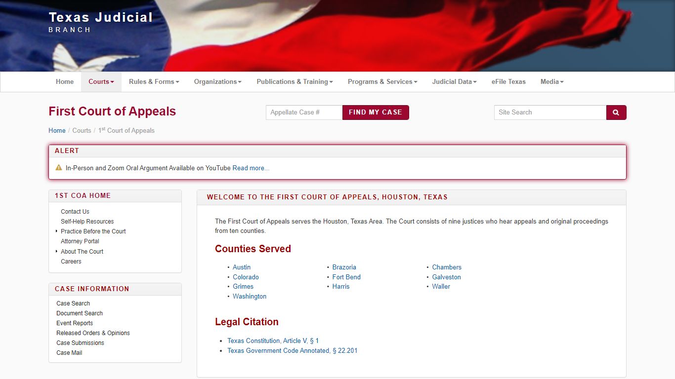TJB | 1st COA - txcourts.gov